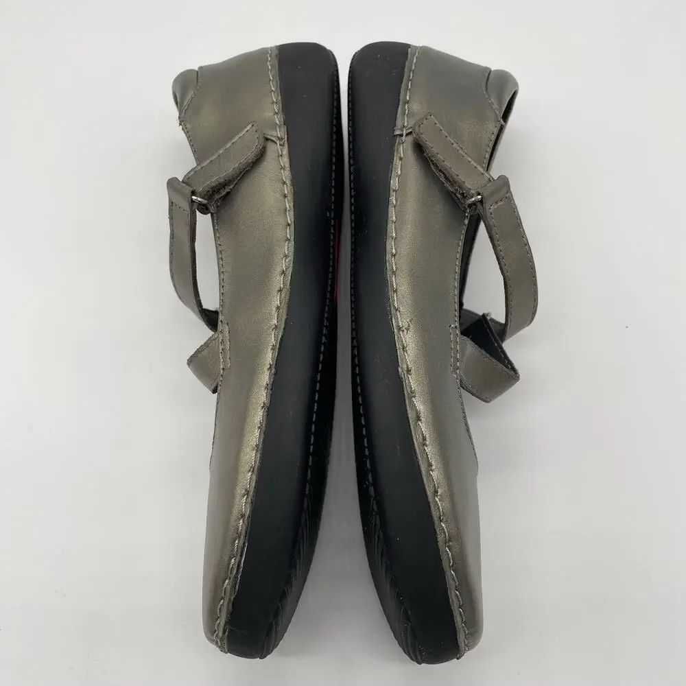 Vionic Judith Mary Jane Shoes - Metallic - US 7